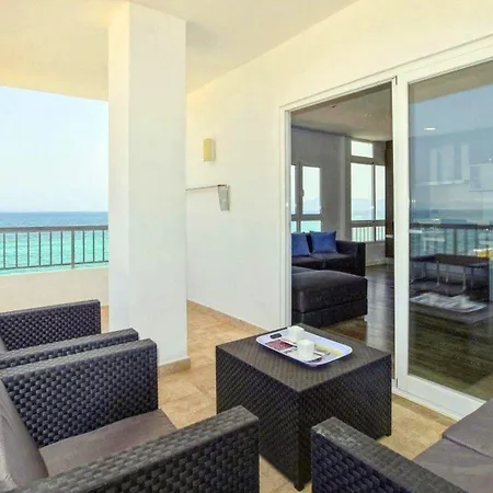 Moderne Vor Dem Von Son Baulo Lägenhet Can Picafort (Mallorca)